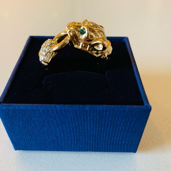 Banana Republic Panthère Ring, Multi-Colored, Gold Plating - Picture 6 of 9